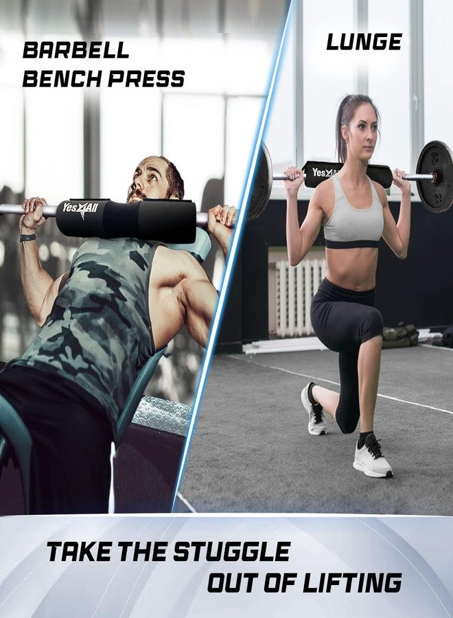 Yes4All Ergonomic Foam Bar Pad - Olympic Barbell Squat Pad - Neck Pad for Squats, Hip Thrusts - Weight Lifting Bar Pad - Image 5