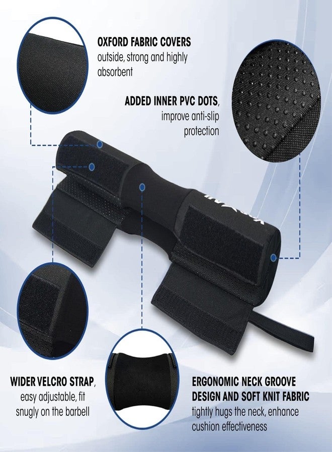 Yes4All Ergonomic Foam Bar Pad - Olympic Barbell Squat Pad - Neck Pad for Squats, Hip Thrusts - Weight Lifting Bar Pad - Image 2