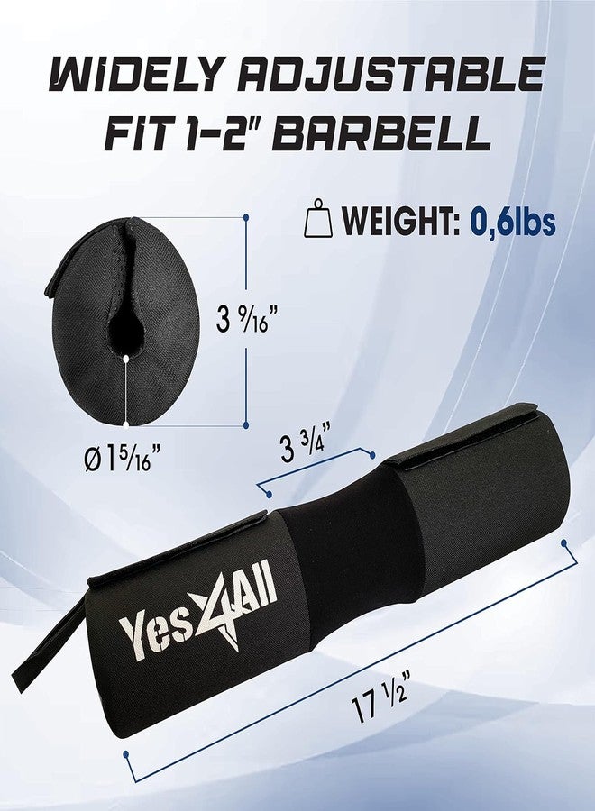 Yes4All Ergonomic Foam Bar Pad - Olympic Barbell Squat Pad - Neck Pad for Squats, Hip Thrusts - Weight Lifting Bar Pad - Image 3