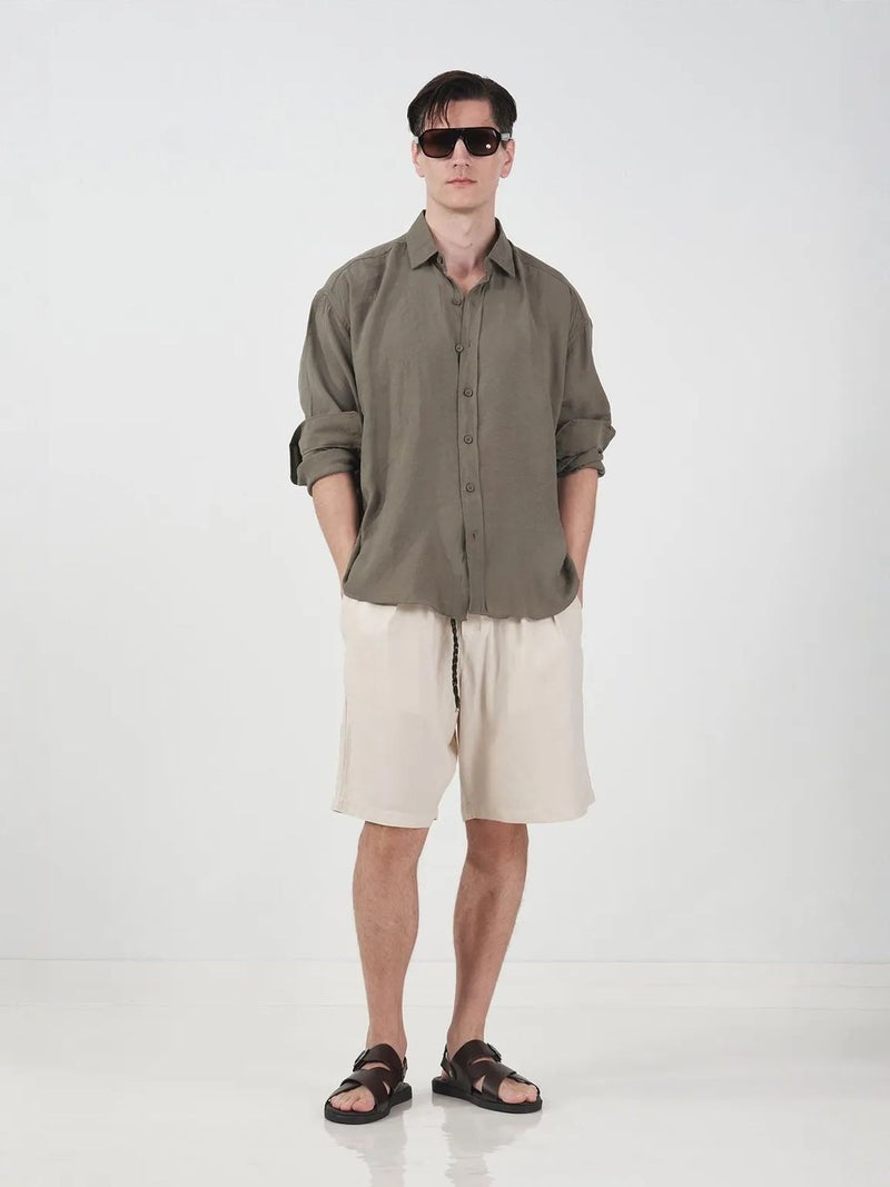 GIESTO Oversized Button-Down Long Sleeve Shirt - Image 2