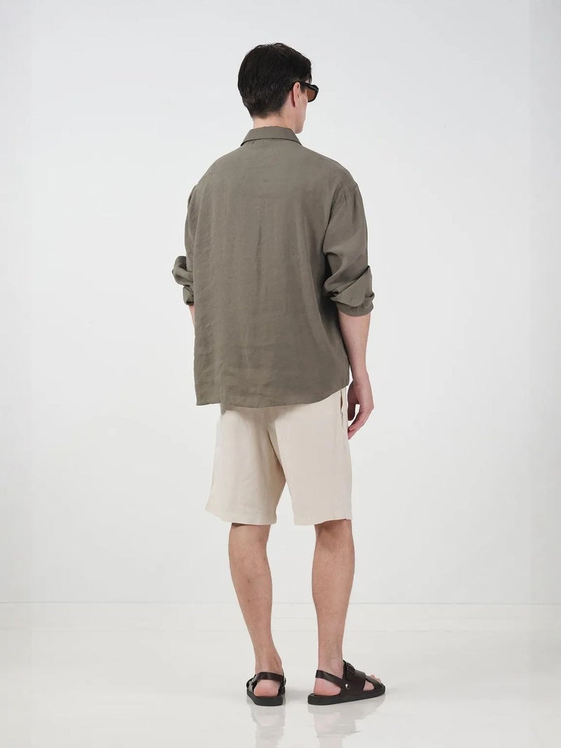 GIESTO Oversized Button-Down Long Sleeve Shirt - Image 3
