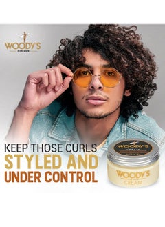 Woody's Styling Cream for Men, Controls Curly/Wavy Hair, Water-Soluble Mild Hold, Healthy Shine, 3.4 oz - pzsku/Z1A2996C99217E357917EZ/45/_/1738405597/3c284245-d434-4f05-9359-3bf76cbedfdb