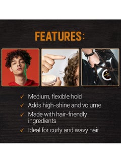 Woody's Styling Cream for Men, Controls Curly/Wavy Hair, Water-Soluble Mild Hold, Healthy Shine, 3.4 oz - pzsku/Z1A2996C99217E357917EZ/45/_/1738405598/b3c331c3-7d7d-4c38-9f2a-4d1104fbd077