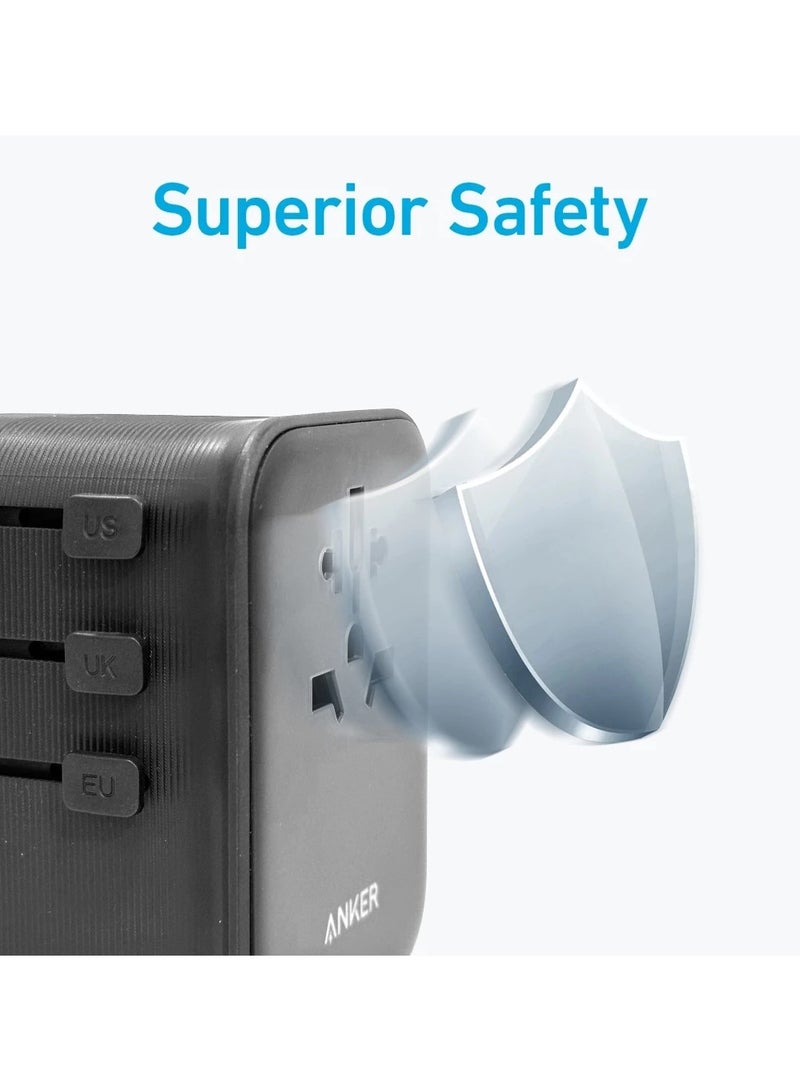 Ankey Anker Nano Travel Adapter 4-in-1, 65W Black - Image 3