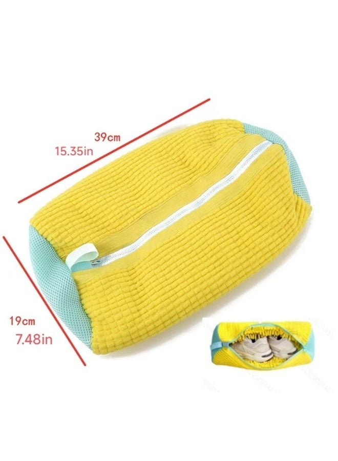 【خاص بأحذية children】 كيس غسل أحذية سميك | للغسالة، قابل لإعادة الاستخدام، يحمي أحذية children