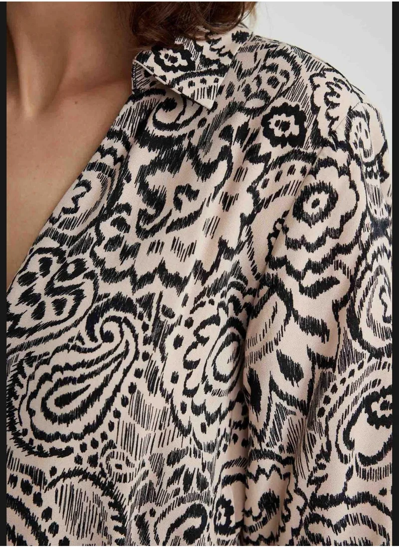 DeFacto Woman Short Sleeve Woven Dress