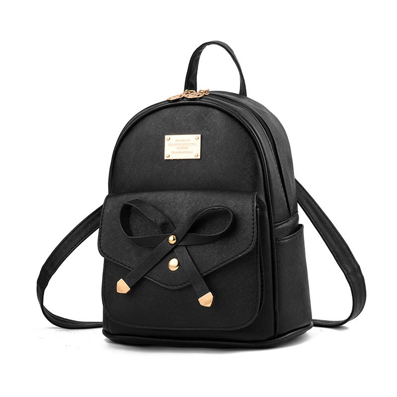 Women'S Backpack Korean Style College Style Women'S Bag 2026 Trendy New Backpack Pu Leather Student School Bag - Image 1