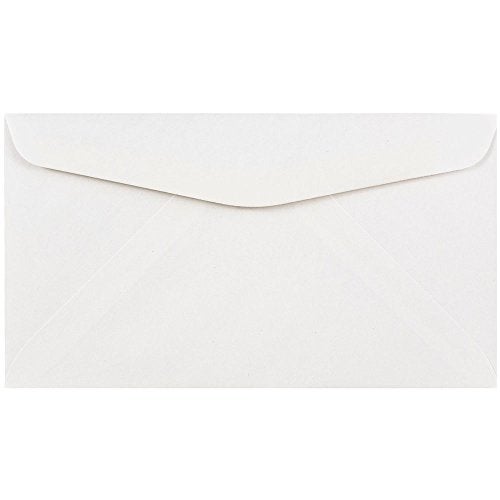 JAM PAPER #6 3/4 Business Commercial Envelopes - 3 5/8 x 6 1/2 - White - 50/pack - Image 1