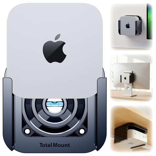TotalMount for Mac mini Mount Under Desk to Wall or on Monitor Cooling Vents WiFi Safe USA Small Business - Image 1