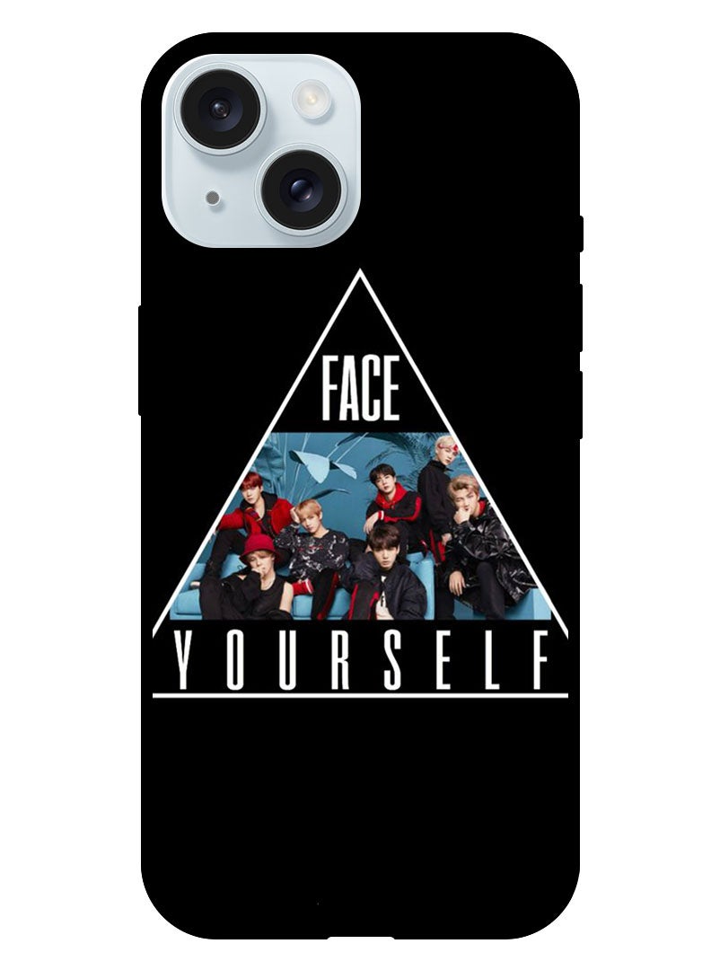 Theodor Protective Case Anti Scratch Shock Proof Bumper Cover For iPhone 15 BTS face yourself - Image 1