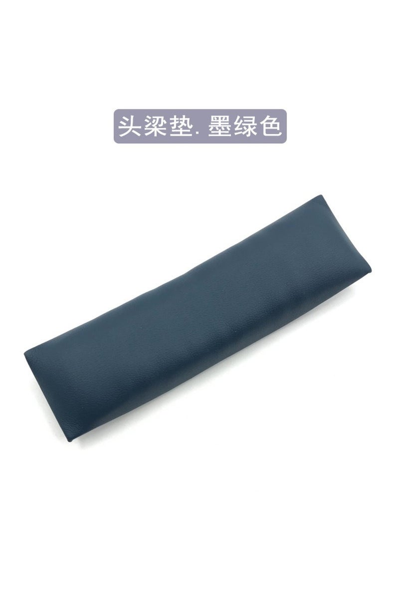 طوق رأس أخضر داكن، وسادات أذن بديلة لسماعات سوني MDR-100ABN WH-H900N، مصنوعة من إسفنج ميموري فوم.