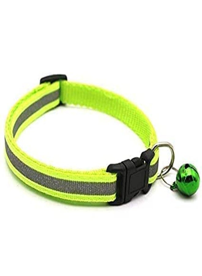 Perfect Reflective Cat Collar for Indoor & Outdoor Use, Strong Cat Belt, Adjustable & Durable, Accessories for Cats - Color May Vary (Pack of 4) - Image 2