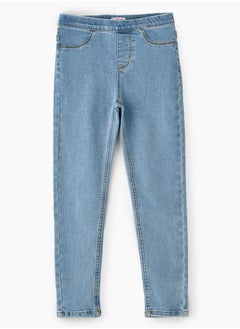 Jelliene Girls Basic Denim Jeggings, Soft and Comfortable Cotton-Blend Denim Jeggings for Girls, Perfect for Everyday Wear