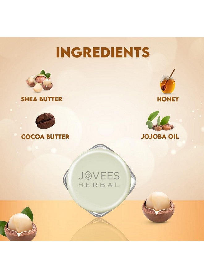 Jovees Herbal Shea Butter Healing Lip Balm 24 Hour Hydration Heals Dry And Flaky Lips Gives Soft And Supple Lips 8G - Image 4