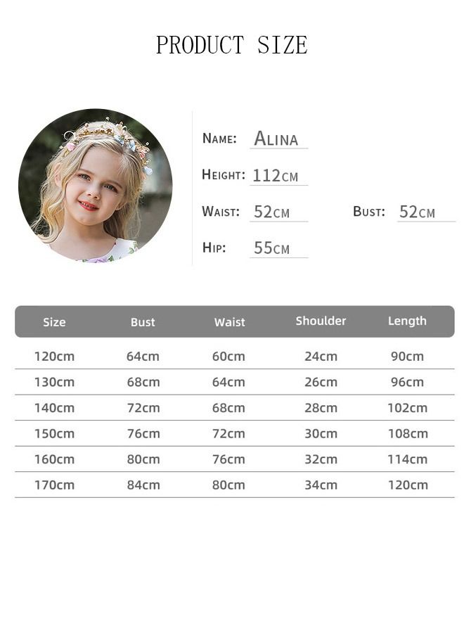 DUNISO Girls Dress Kids Evening Dress Sleeveless Lace Party Dresses with Tutu Skirt Toddler Princess Birthday Party Wedding Dresses Flower Girls Dress - Image 4