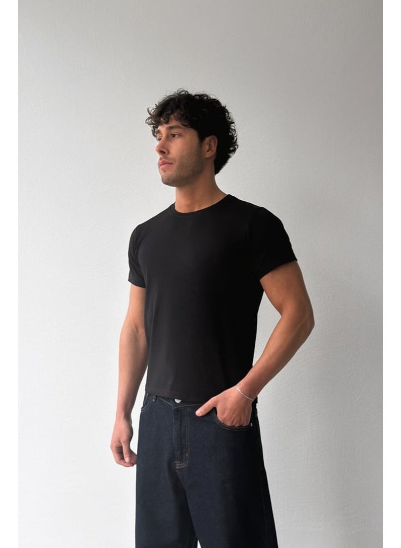 Comfo Black Perfect Fit Tee - Image 1