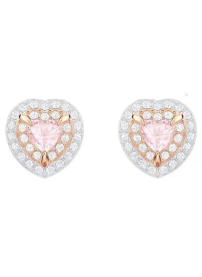 Generic - Generic Swarovski Romantic Heart Earrings - Image 1
