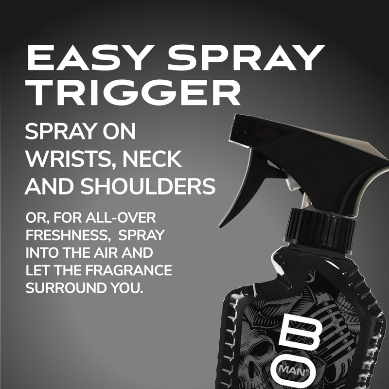 BOD man Fragrance Body Spray, Black, 8 fl oz (Pack of 2) - Image 4