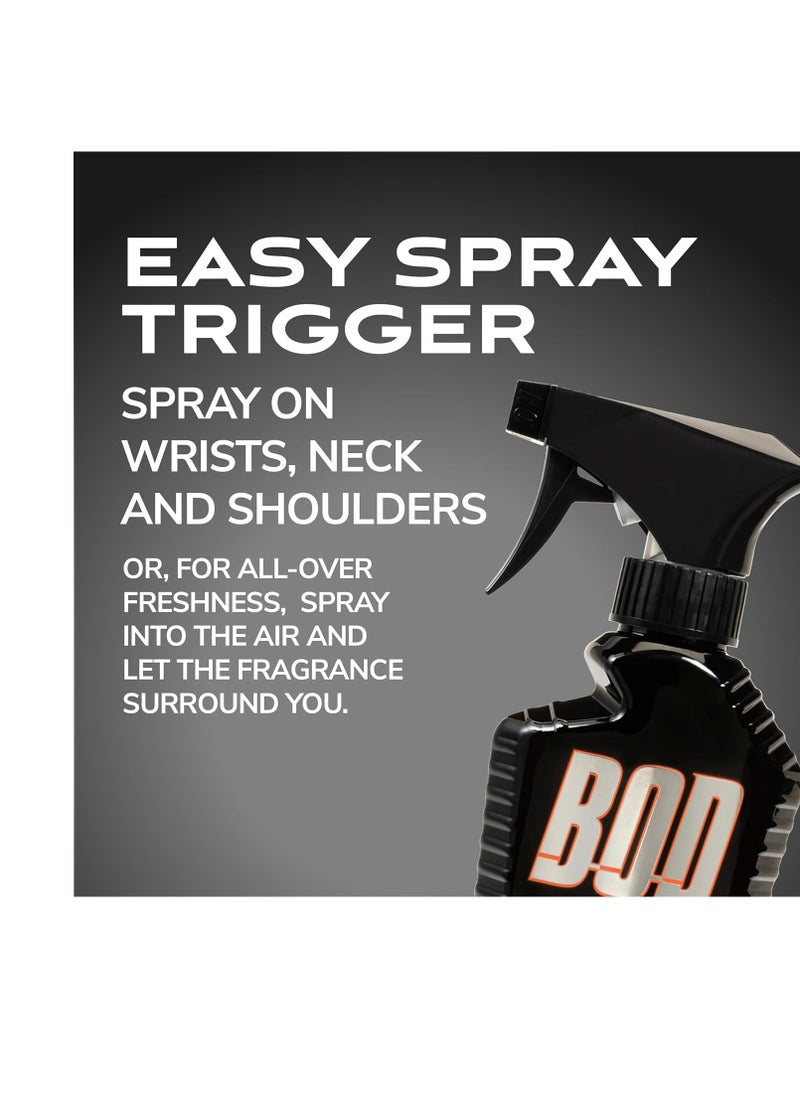 BOD Man BOD Man Fragrance Body Spray, Black, 8 fl oz (Pack of 2)  - Image 2