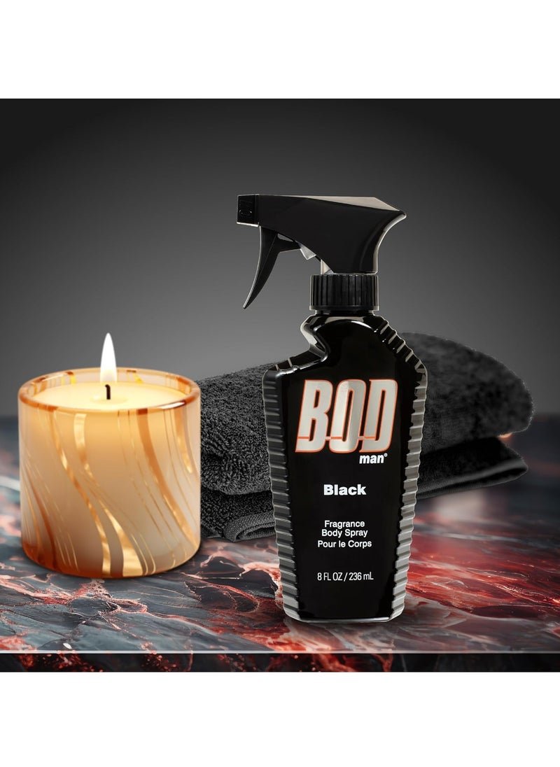 BOD Man BOD Man Fragrance Body Spray, Black, 8 fl oz (Pack of 2)  - Image 5