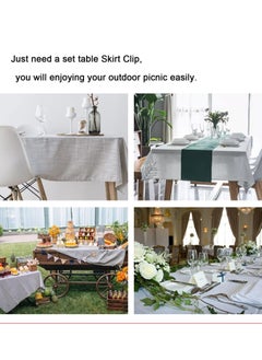 Oasisgalore 12 Pcs Outdoor Tablecloth Clips，Picnic Table Cloth Clips Holders Cover Clamps for Home Party & Picnic  - Image 4