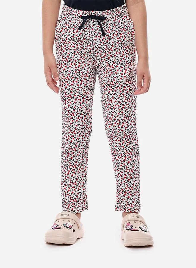 victor and jane Victor and Jane Slogan Print Ruffled Sleeve T-Shirt and Pyjama Set