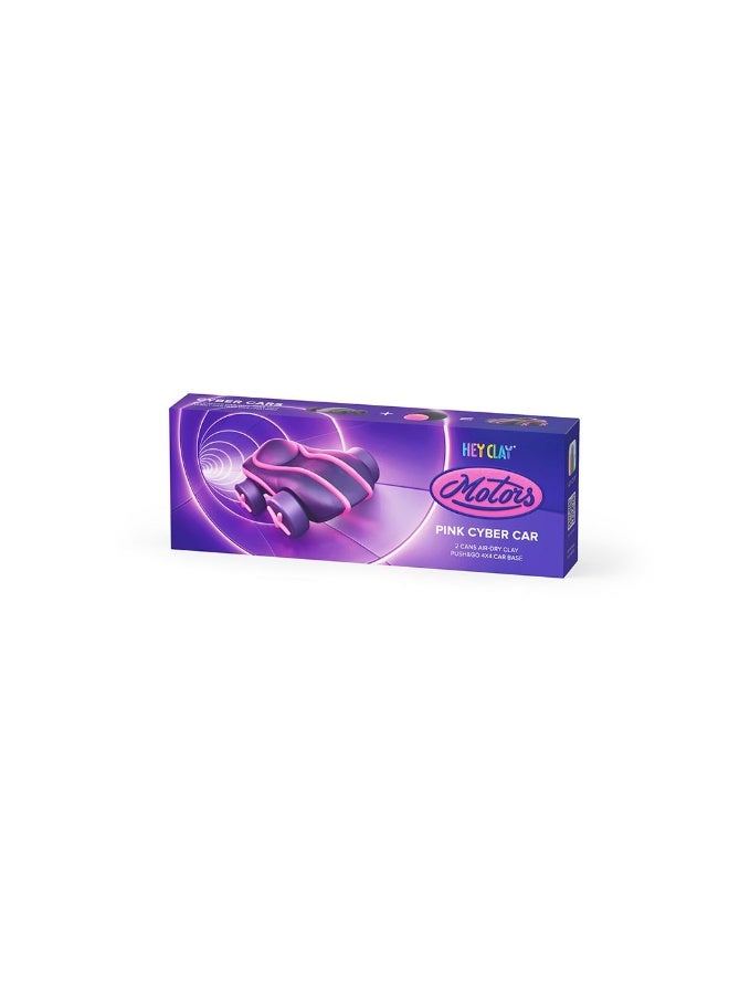 Hey Clay Motors Pink Cyber Car - Image 1