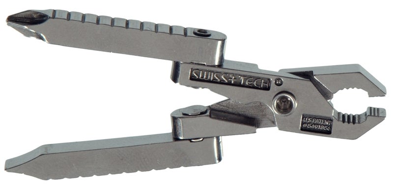 Swiss+Tech St50022 Stainless Steel 6-In-1 Key Chain Multi Tool  Polished Finish (Single Pack) - Image 1