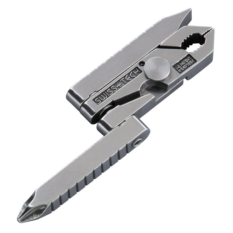 Swiss+Tech St50022 Stainless Steel 6-In-1 Key Chain Multi Tool  Polished Finish (Single Pack) - Image 2