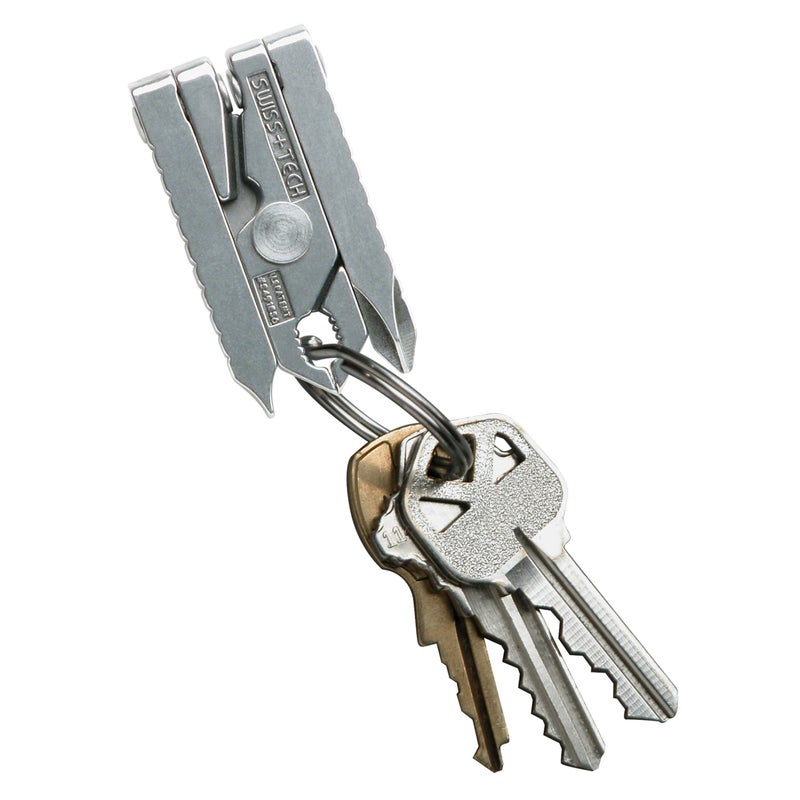 Swiss+Tech St50022 Stainless Steel 6-In-1 Key Chain Multi Tool  Polished Finish (Single Pack) - Image 3
