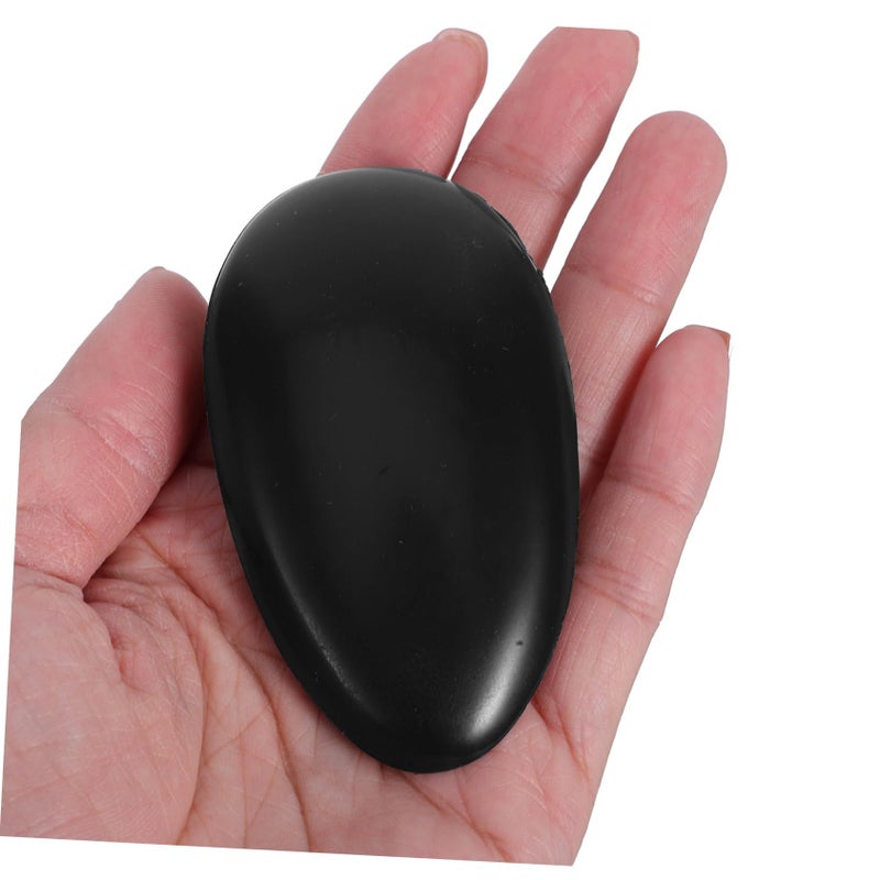 Black 10 Pack Hair Dye Earmuffs Waterproof Ear Protector for Salon Home Use - Image 4