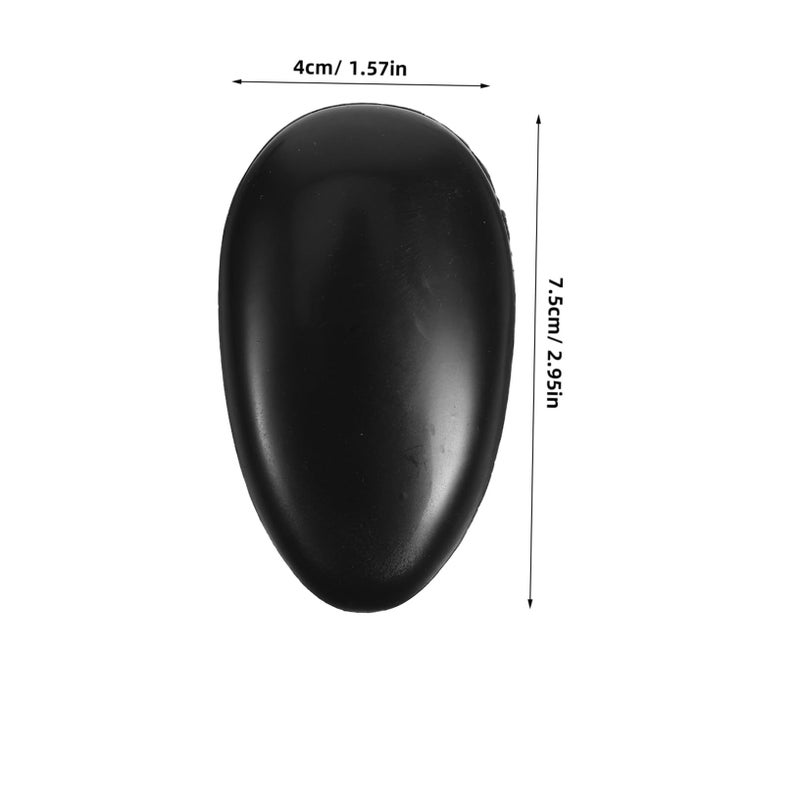 Black 10 Pack Hair Dye Earmuffs Waterproof Ear Protector for Salon Home Use - Image 3