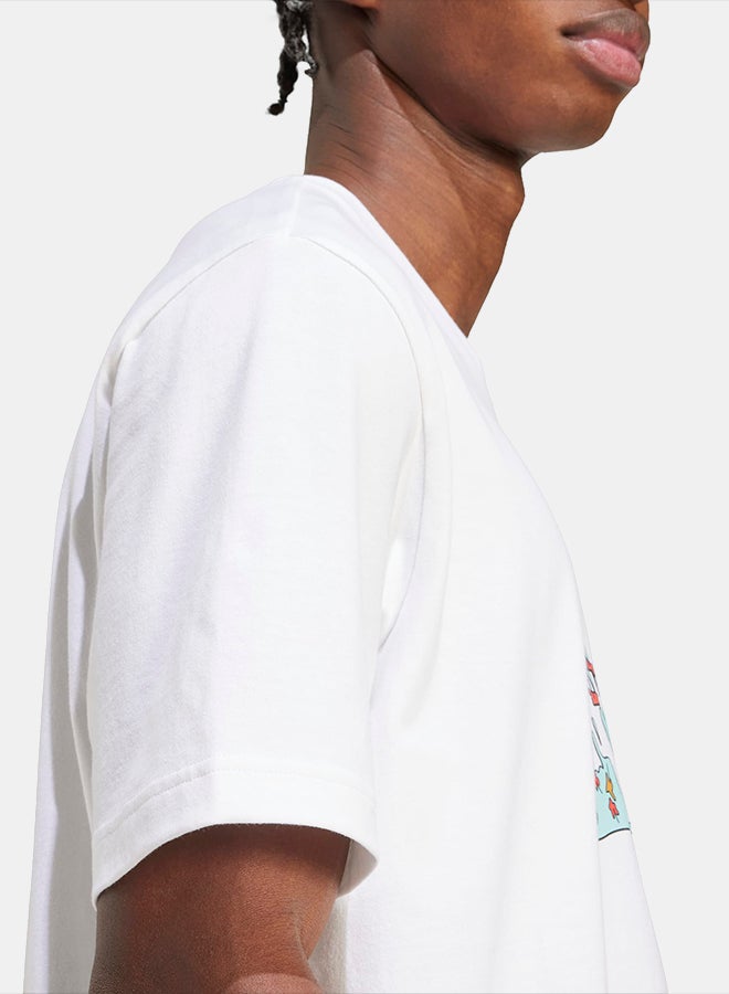 Adidas Doodle Hunt Bike Graphic T-Shirt - Image 3