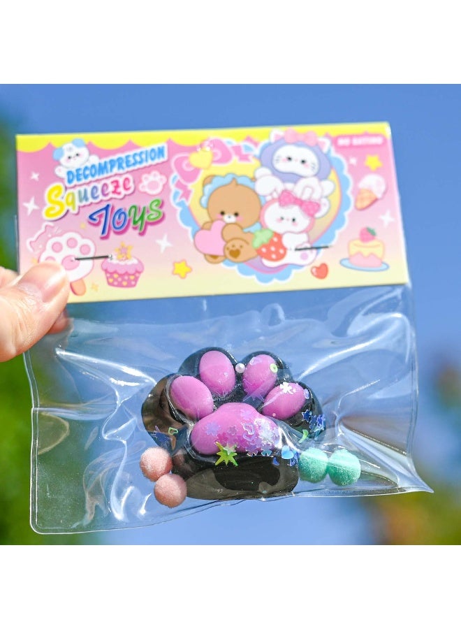 xozgdovg Ultra-Soft Cat Paw Stress Relief Toy 