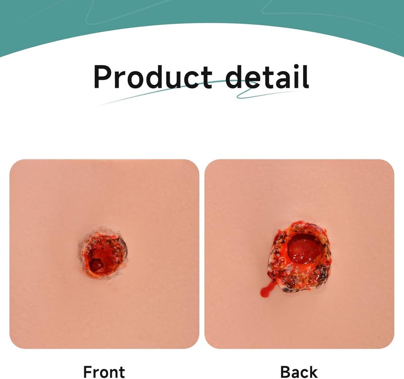 MedEduQuest Wound Packing Trainer Kit Stop The Bleed Kit for hemostasis Training Wearable Bullet Wound Sleeve Trainer for Medical Education - Image 3