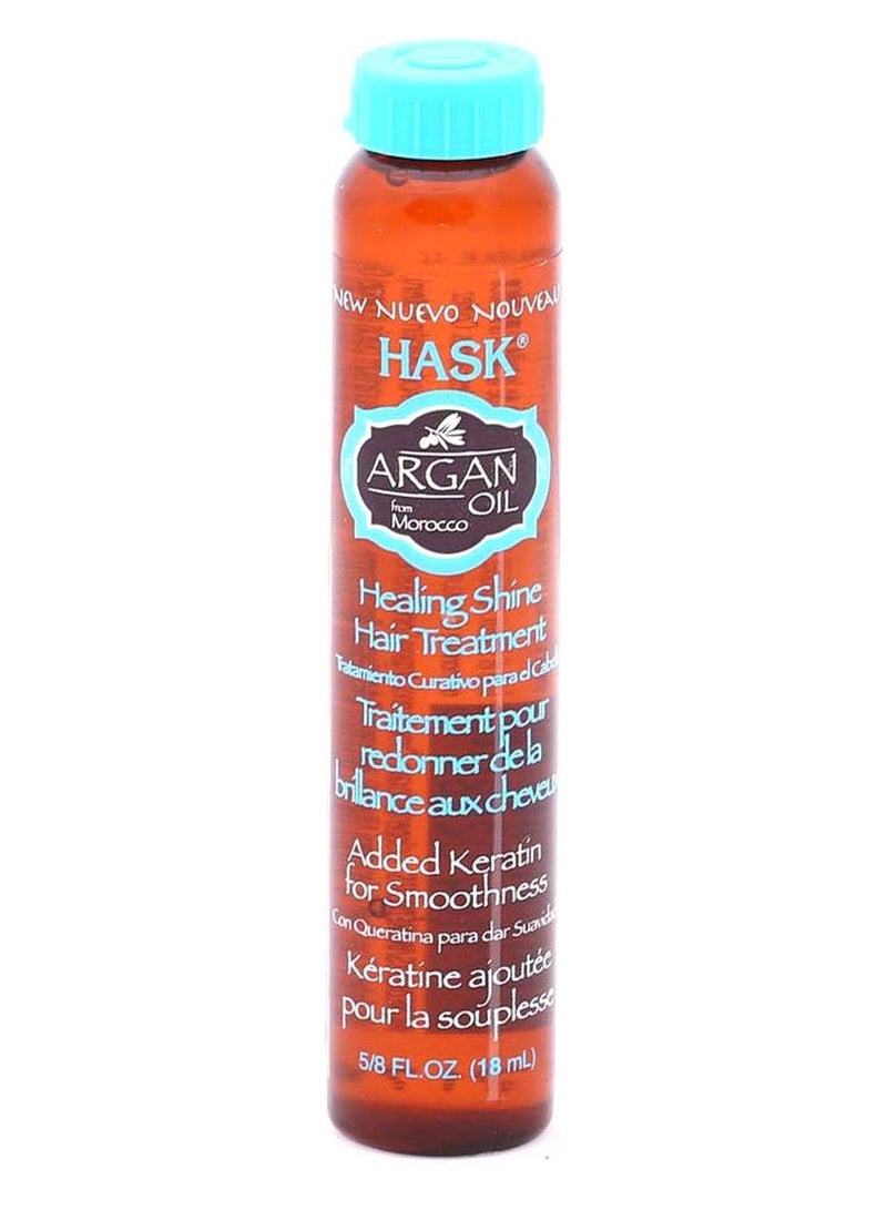 Hask Argan Oil Healing Shine Hair Treatment 18Ml