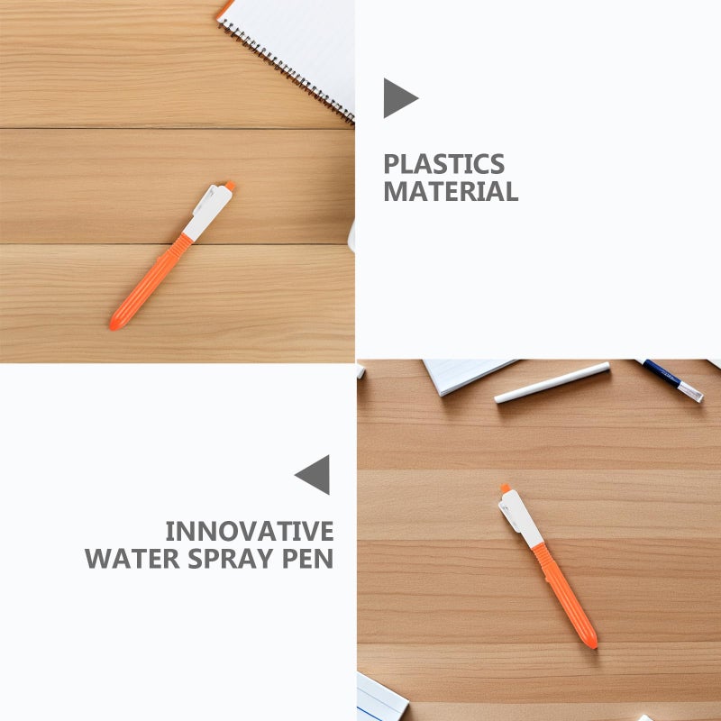 Dark Blue 5Pcs Creative Water Spray Pen 2 In 1 Fun Prank Retractable Pen For Writing And Squirting - Image 4
