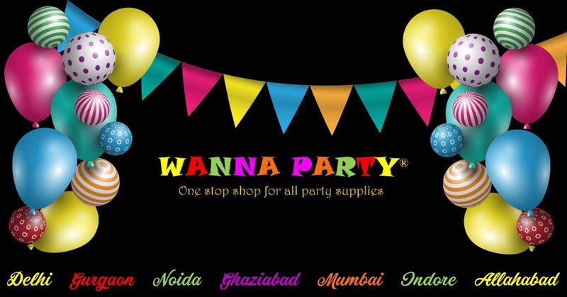WP WANNA PARTY Wanna Party Striped Black Tassel Bunting - 3 Meters  - Image 3