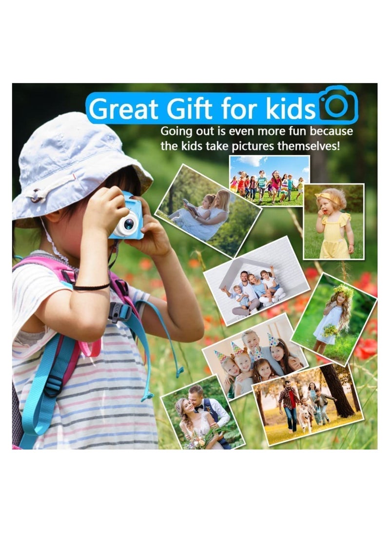 HD Kids Camera, Christmas and Birthday Gifts for Boys Age 3-9, HD Digital Video Cameras for Toddler, Portable Toy for 3 4 5 6 7 8 Year Old Boy with 32GB SD Card - Image 4