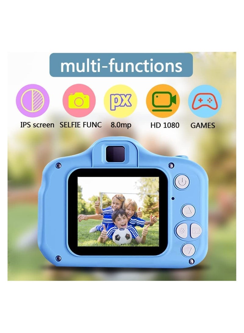 HD Kids Camera, Christmas and Birthday Gifts for Boys Age 3-9, HD Digital Video Cameras for Toddler, Portable Toy for 3 4 5 6 7 8 Year Old Boy with 32GB SD Card - Image 3