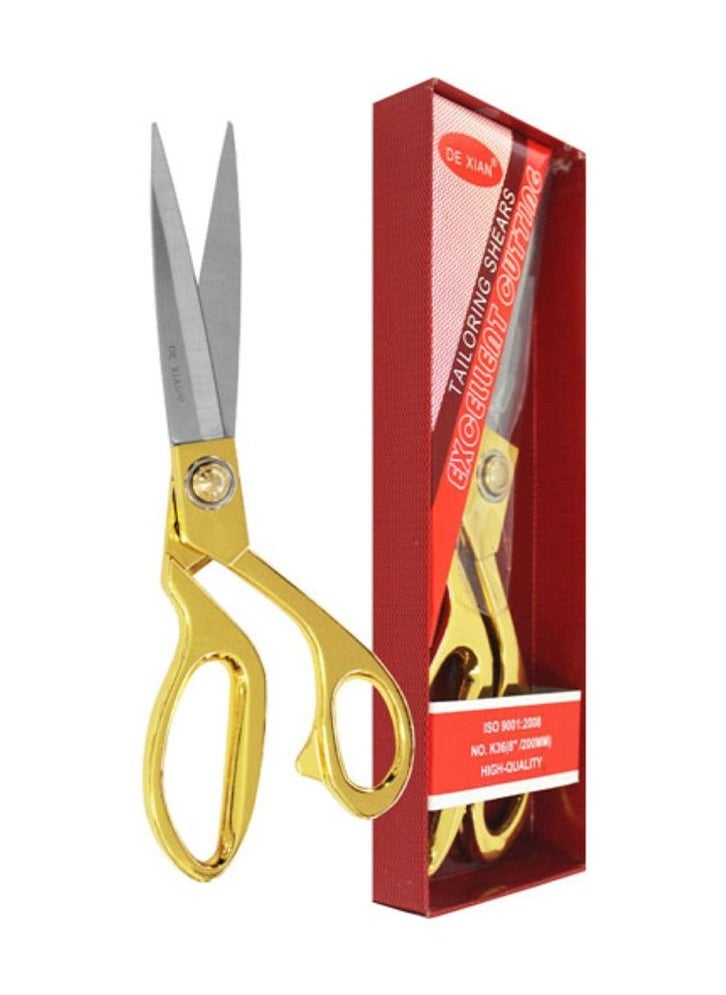 DE XIAN - Professional Tailor Scissors Gold 10.5 Inch - Image 1