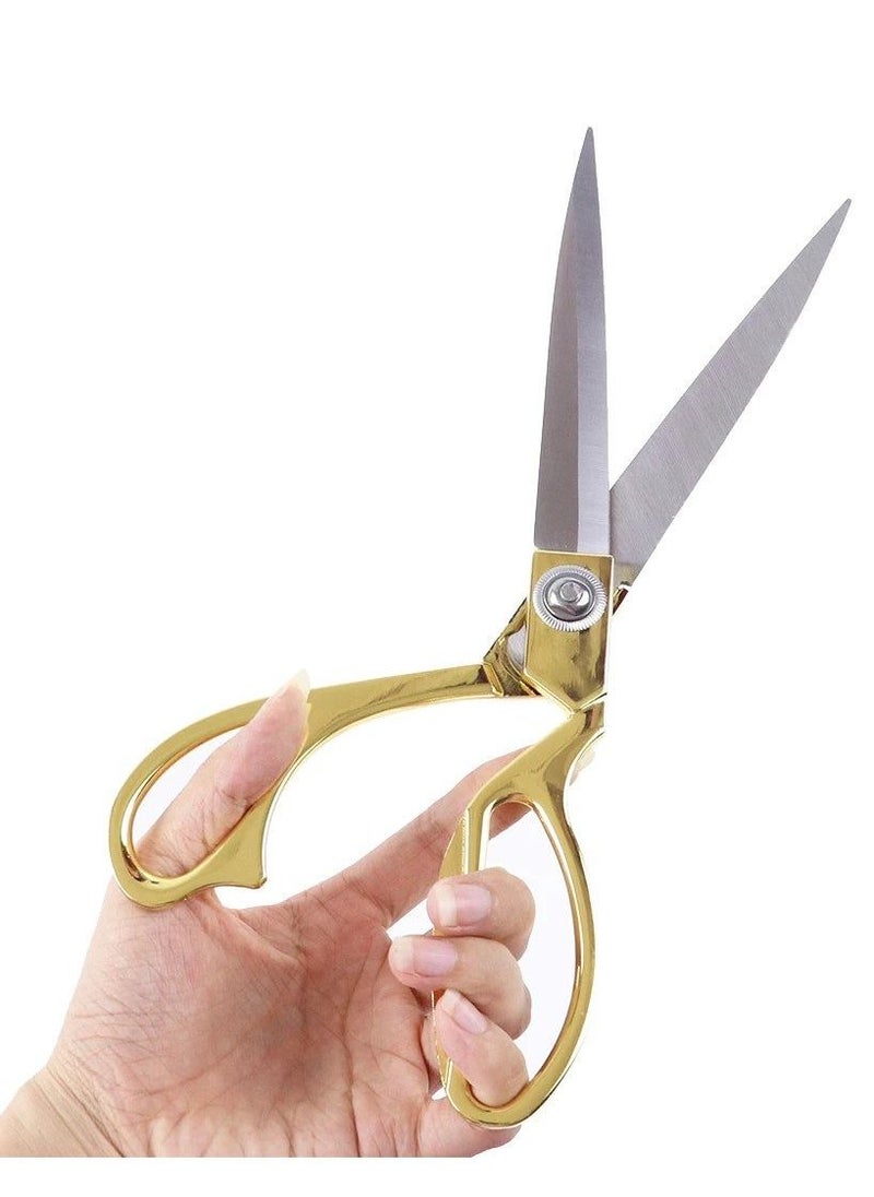 DE XIAN - Professional Tailor Scissors Gold 10.5 Inch - Image 1