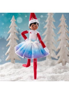 The Elf on the Shelf The Elf on the Shelf Claus Couture Extraordinary Noorah Party Dress for Your Scout Elf - Includes Northern Lights Inspired Dress and Fox-Ear Crown  - Image 5