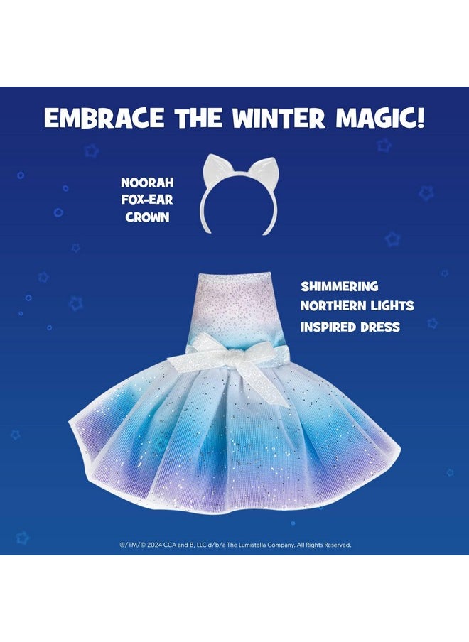 The Elf on the Shelf The Elf on the Shelf Claus Couture Extraordinary Noorah Party Dress for Your Scout Elf - Includes Northern Lights Inspired Dress and Fox-Ear Crown  - Image 3