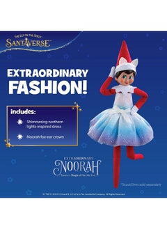 The Elf on the Shelf The Elf on the Shelf Claus Couture Extraordinary Noorah Party Dress for Your Scout Elf - Includes Northern Lights Inspired Dress and Fox-Ear Crown  - Image 2