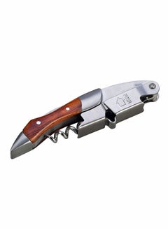 Generic Professional Waiters Corkscrew - This Wine Opener is Used to Open Beer and Wine Bottles by Waiters, Sommelier and Bartenders Around The World. Made of Stainless Steel and Natural Rosewood  - Image 1