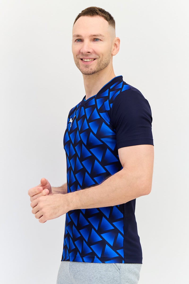 PUMA تي شيرت تدريب قصير الأكمام للرجال بتصميم عادي، متعدد الألوان - Image 2