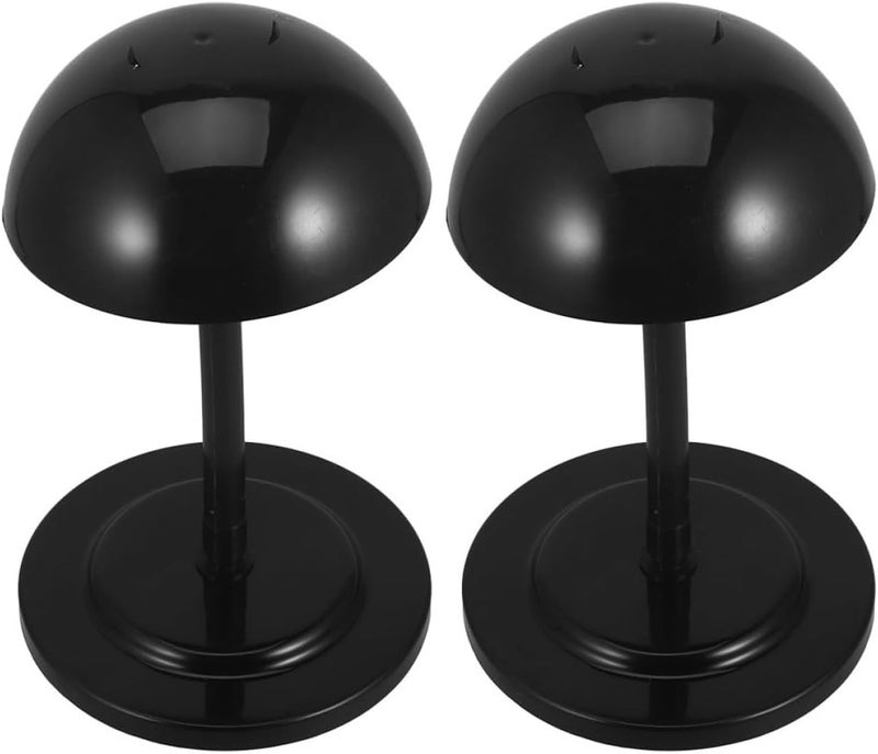 iplusmile Adjustable Wig Display Stand Wig Organizer 1 Pair Hat Display Beauty Salon Home Use - Image 1