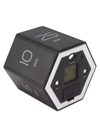 Hex Flip Timer with Mute Alarm Function Magnetic Time Management Cube Timer with LCD Screen for Cooking Studying Working Black - pzsku/Z1A2B129F3D8F048D4933Z/45/1746230968/aa30df81-f9b0-4fee-bc47-c3b9ce4b4045