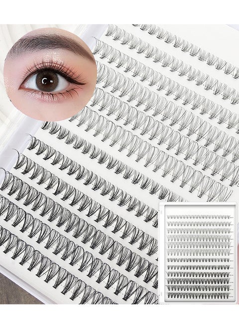 Long And Soft Stem Premade Volume Fans Fake False Eyelashes Grafting Natural Easy To Use Easy Fan Volume D Curl Lightweight Extension For Home DIY Salon For Pros And Beginners 4D (9-16mm Mix)